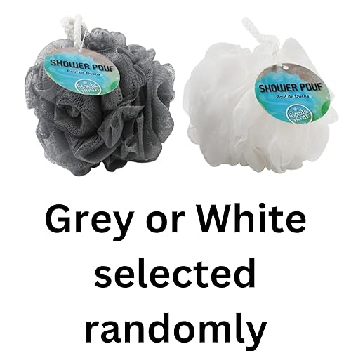 Miniatura 2 de Juego de regalo de baño de ducha con jabón de gel de ducha de 10 onzas y esponja de puf de lufa, regalo, cumpleaños, día de la madre (Mimosa