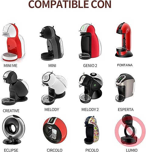 Miniatura 5 de AOZBZ Cápsulas de café reutilizables, paquete de 6 cápsulas de café rellenables coloridas recargables, compatibles con Dolce Gusto