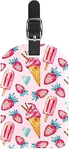 Étiquette D'identification De Valise Avec Sangles à Boucle