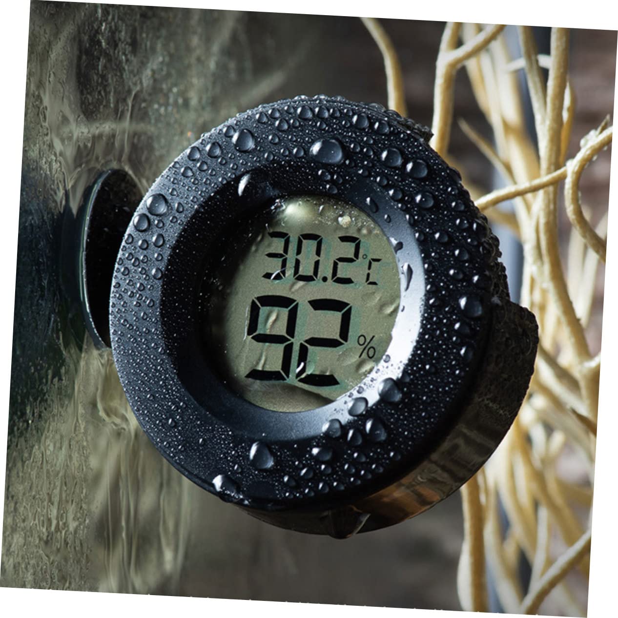 BESPORTBLE 3piezas Termómetro Digital De Alta Precisión y Higrómetro Para Terrarios De Reptiles Medición De Humedad y Temperatura Pantalla Lcd Para y Lagartos