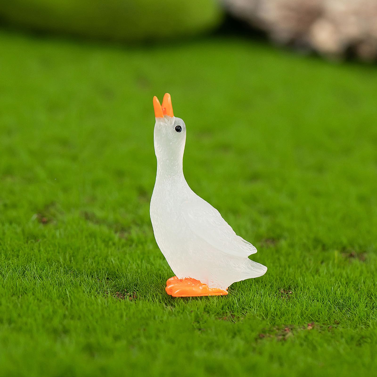 36 Stück Mini Gänse Figuren Aus Kunstharz – Kleine Deko Für Garten, Aquarium & Diorama, Ca. 2.5cm