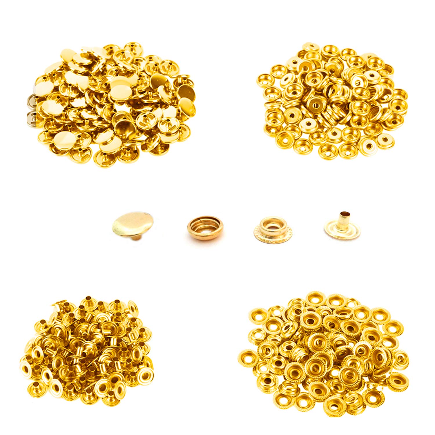 Leder drukknopen Nikkelkleur 15mm dia (10 sets) - Xitin Beads & Jewelry Leder drukknopen Nikkelkleur 15mm dia (10 sets) - Xitin Beads & Jewelry
