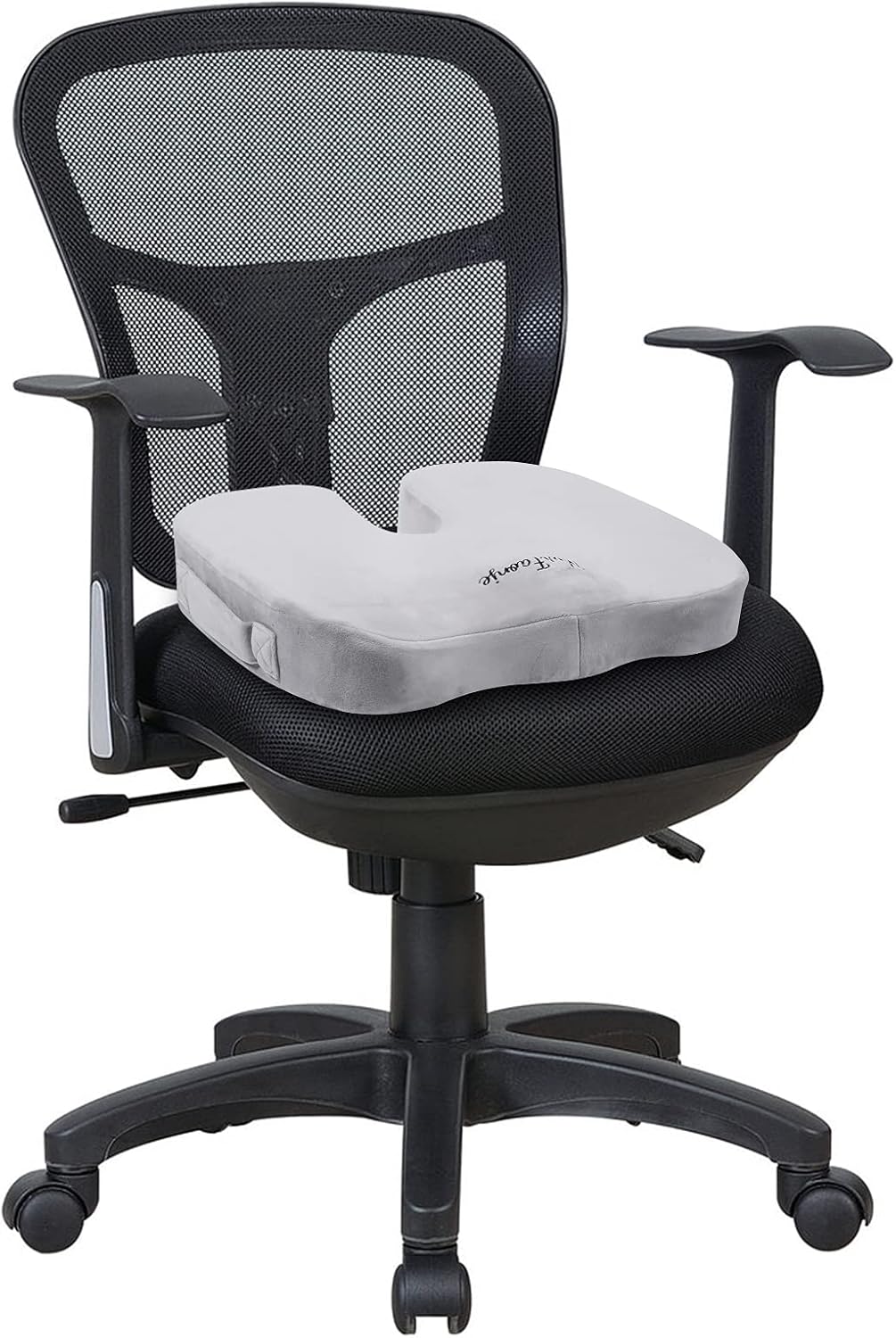 Seat Cushion, Chair Cushions, Seat Cushion for Office Chair, Memory Foam Coccyx Cushion for Tailbone Pain - Cushion for Office Chair Car Seat - Back Pain & Sciatica Relief : Everything Else