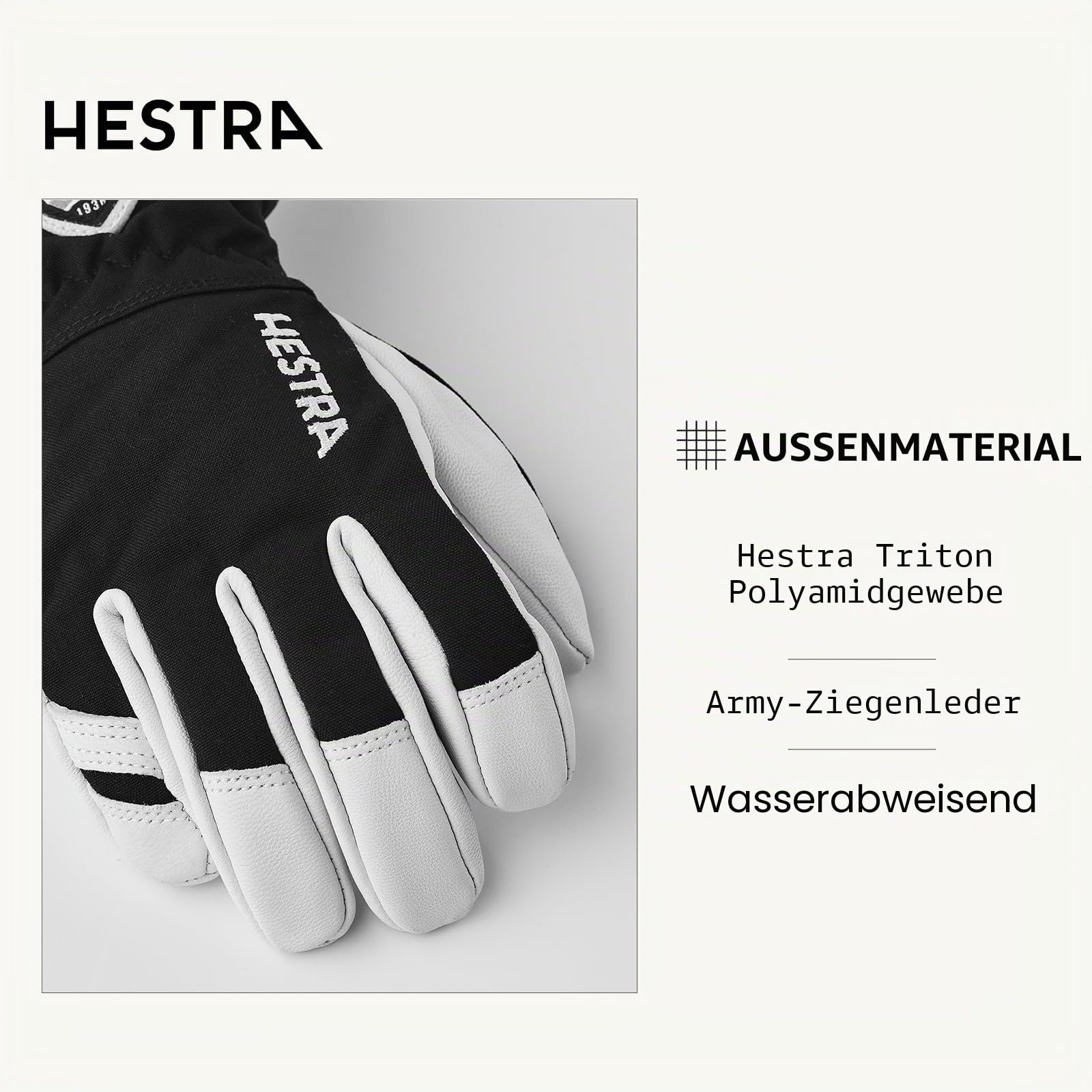 HESTRA Army Leather Heli Ski Jr schwarz - 7