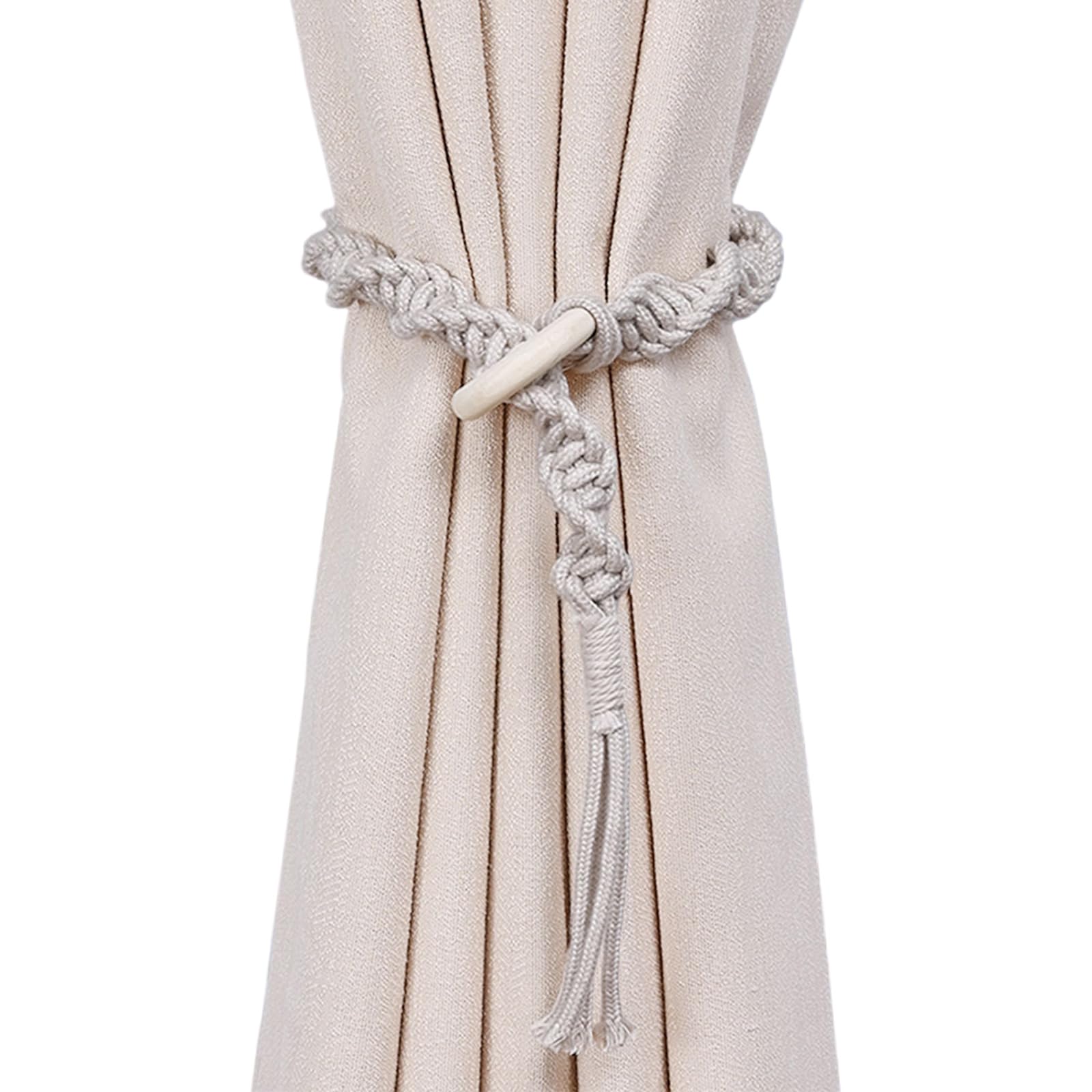 Simple Curtain Holder Ties Holdbacks Decorative Tiebacks for Quick Installation Rope