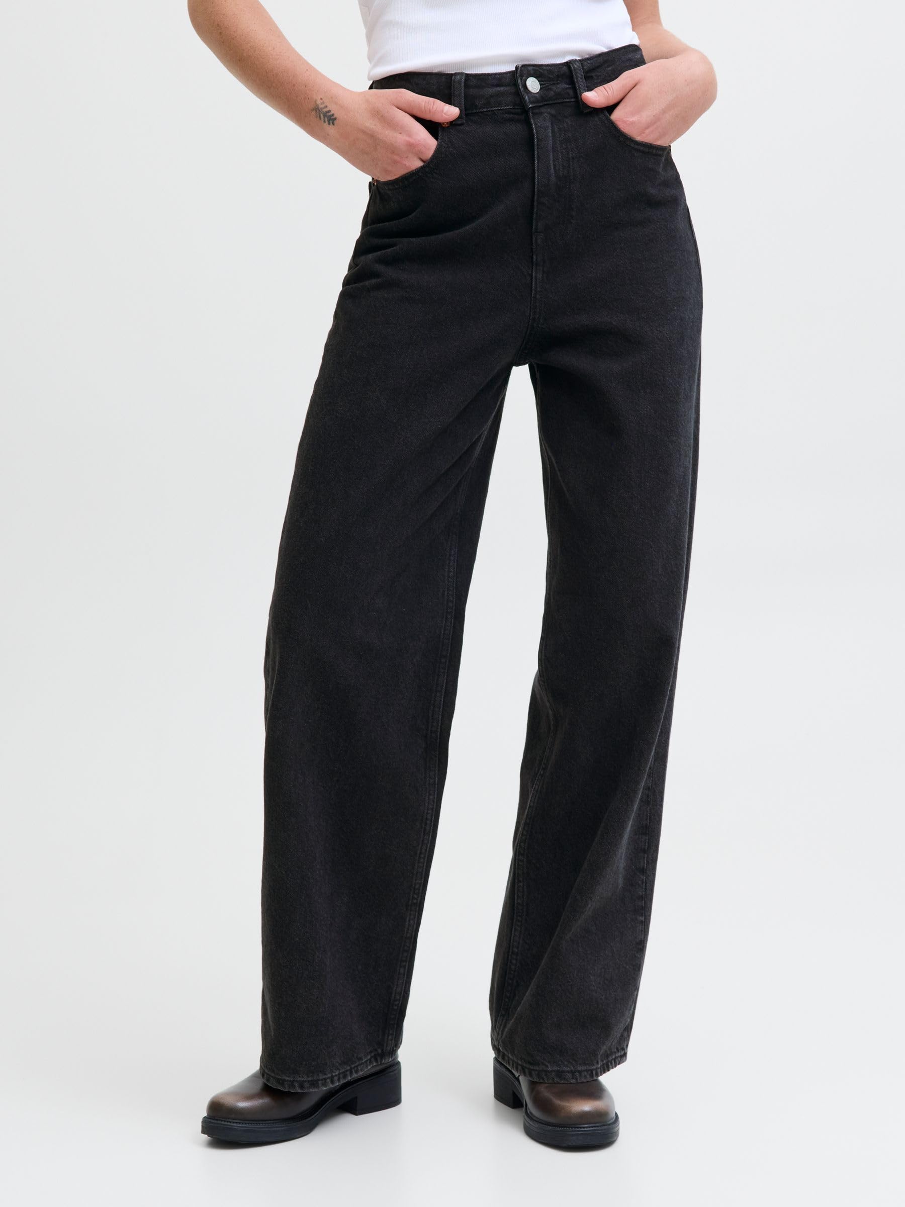 JJXX - Jxtokyo Wide HW C6145 Jeans DNM Noos, Jeans Donna