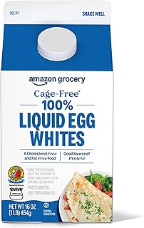 Amazon Grocery, Cage Free Liquid Egg Whites, 16 Fl Oz (Previously Amazon Fresh, Packaging May Vary)