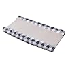 Little Love by NoJo National Park Navy Buffalo Check, Gray Super Soft Changing Pad Cover