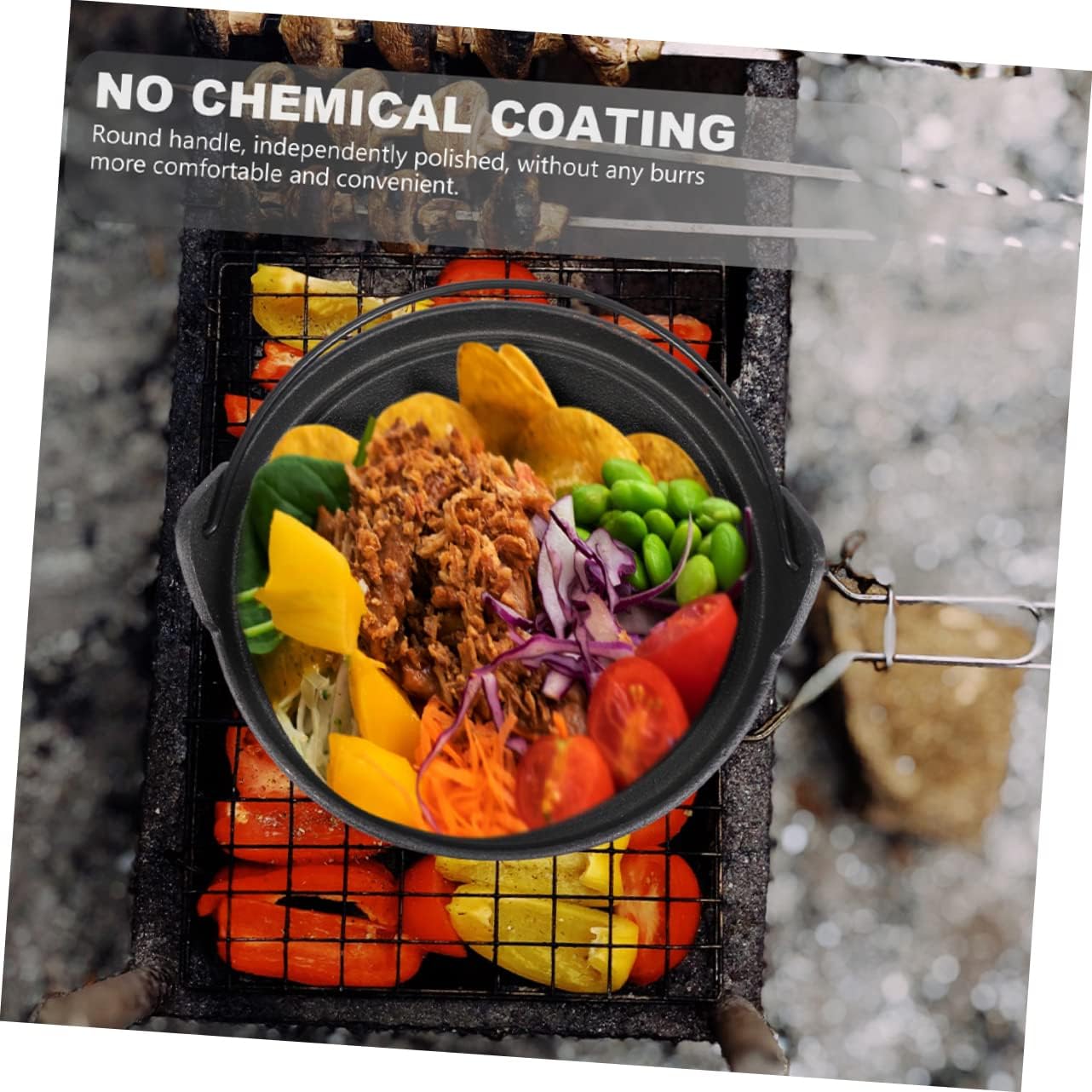 Japanese Sukiyaki Hot Pot Camping Cookware Hotpot Fondue Pot Soup Pot Cooking Pasta Skillet Warmer