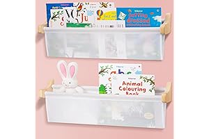 Kids' Fabric Bookshelf Set: Stylish and Functional Wall-Mounted Storage for Little Bookworms