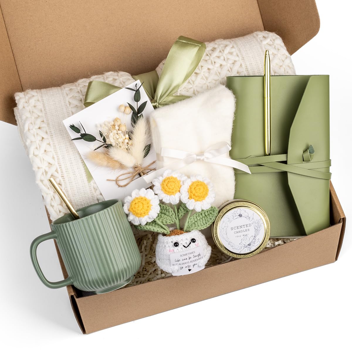 Gift Baskets for Women, Birthday Gifts for Women, Self Care Gift Baskets Care Package, Thank You, Get Well, Sympathy Inspirational Friendship Gifts for Mom, Grandma, Sister,Friends, Girls-image-22