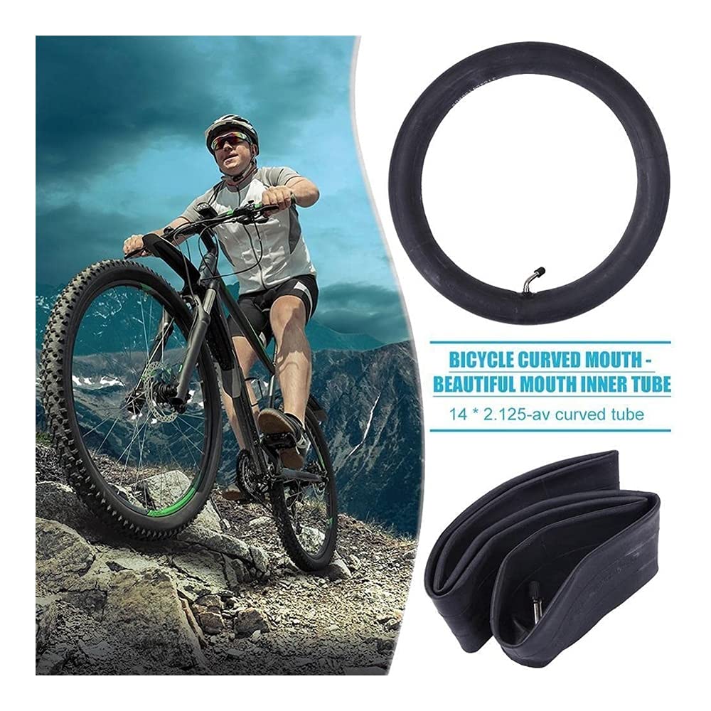 DEAVER Camera d'Aria in Gomma butilica 14x2.125 AV Mountain Bike Pneumatica Ruota di Bicicletta Valvola di gonfiaggio della Gomma Camera d'Aria