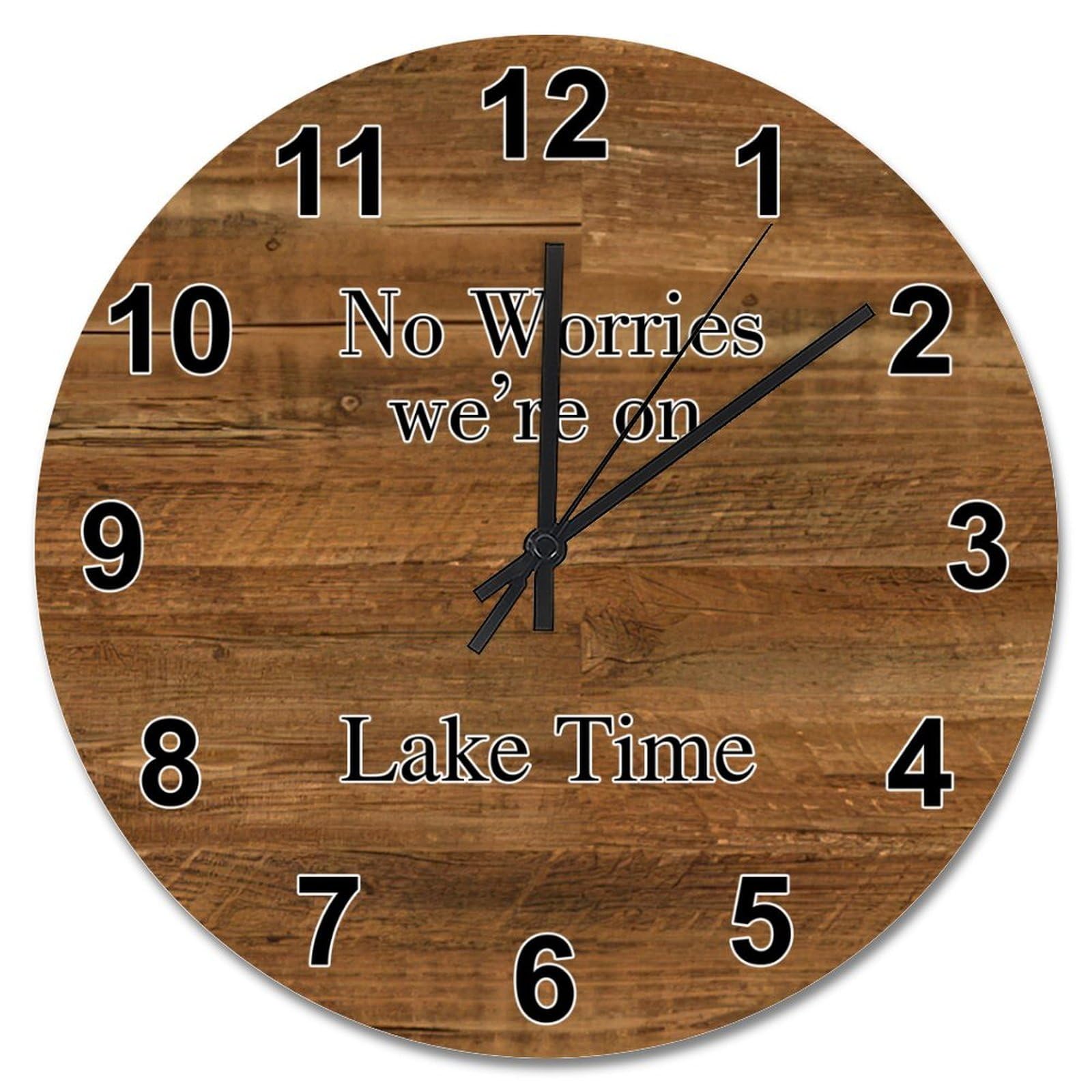 Horloge murale à piles style rétro 38 cm le cadeau de retraite idéal pour décorer un bureau