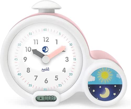 Claessens' Kid -KS0011- Mon premier réveil Kid Sleep Clock rose
