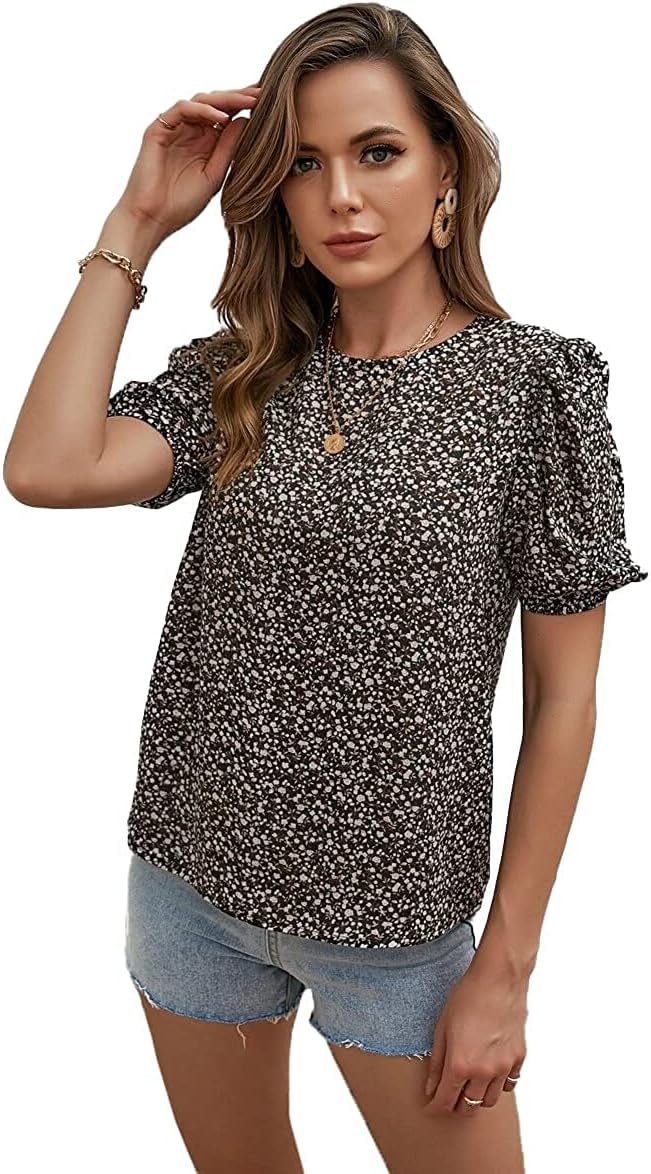 GRECIILOOKSFloral Print Shirt Tops
