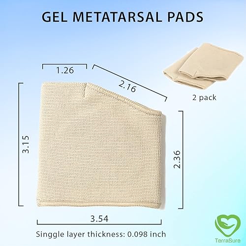 Miniatura 10 de Almohadillas metatarsianas para juanetes para mujer, Blanco