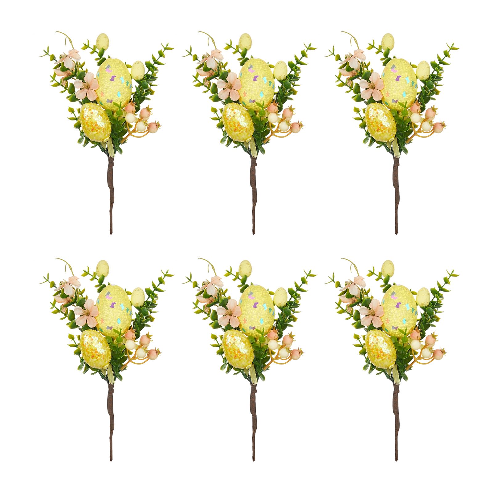 Snorvixre Time Foam Silk Flower Easters Berries Sprigs Decors Centerpieces for Festival Atmospheres in Living Space Easters Decors