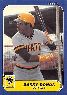 1986 Fleer Update Baseball #U-14 Barry Bonds RC Rookie Card Pittsburgh Pirates Official MLB Trading Card