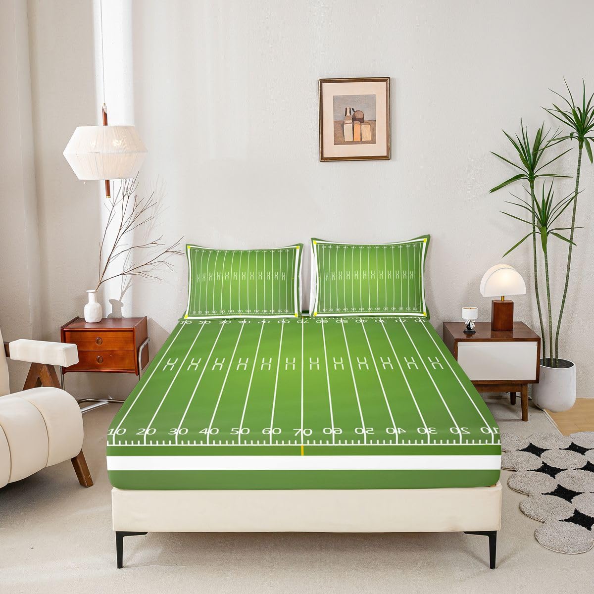 Erosebridal Set di biancheria da letto matrimoniale da 7 pezzi