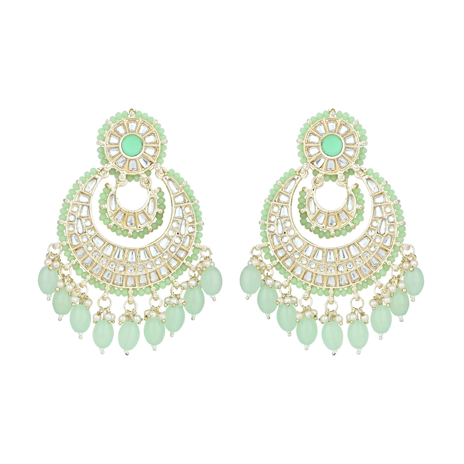 See full amazon price history chart for I Jewels Gold Plated Traditional Kundan Pearl Chandbali Earrings For Women And Girls (E3159Min) I Jewels Gold Plated Traditional Kundan Pearl Chandbali Earrings For Women And Girls (E3159Min) (B0CKSVS49C) Amazon Price History, Amazon Price Tracker