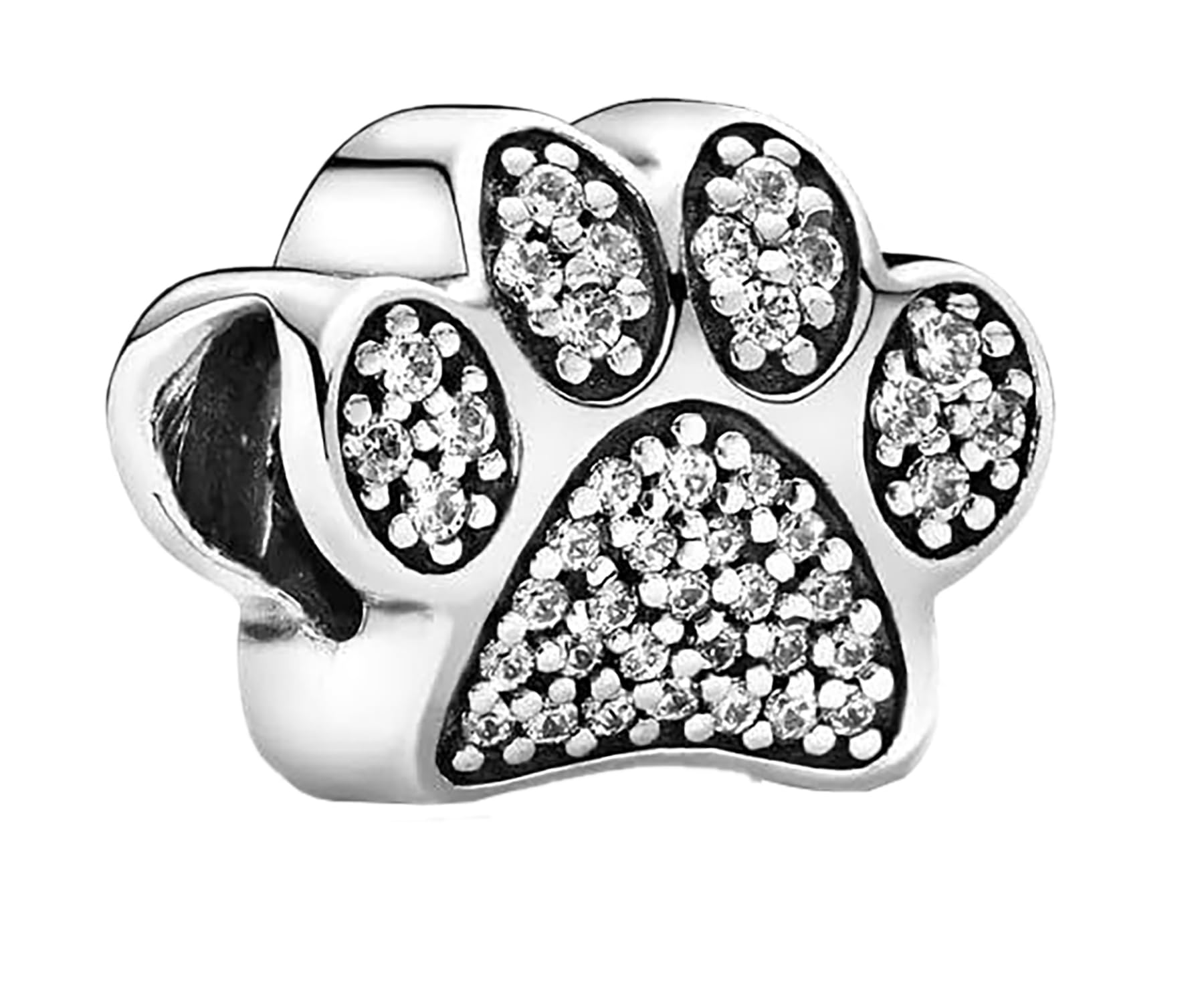 Hevdlt Familie, Freundschaft und Liebe Charm Anhänger | 925 Sterlingsilber mit 5A Zirkonia | Passend für europäische Armbänder und Halsketten | Eleganter Schmuck für Damen