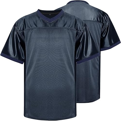 Miniatura 7 de Phoneutrix Jersey de fútbol en blanco, camiseta deportiva camiseta Hip Hop para fiesta