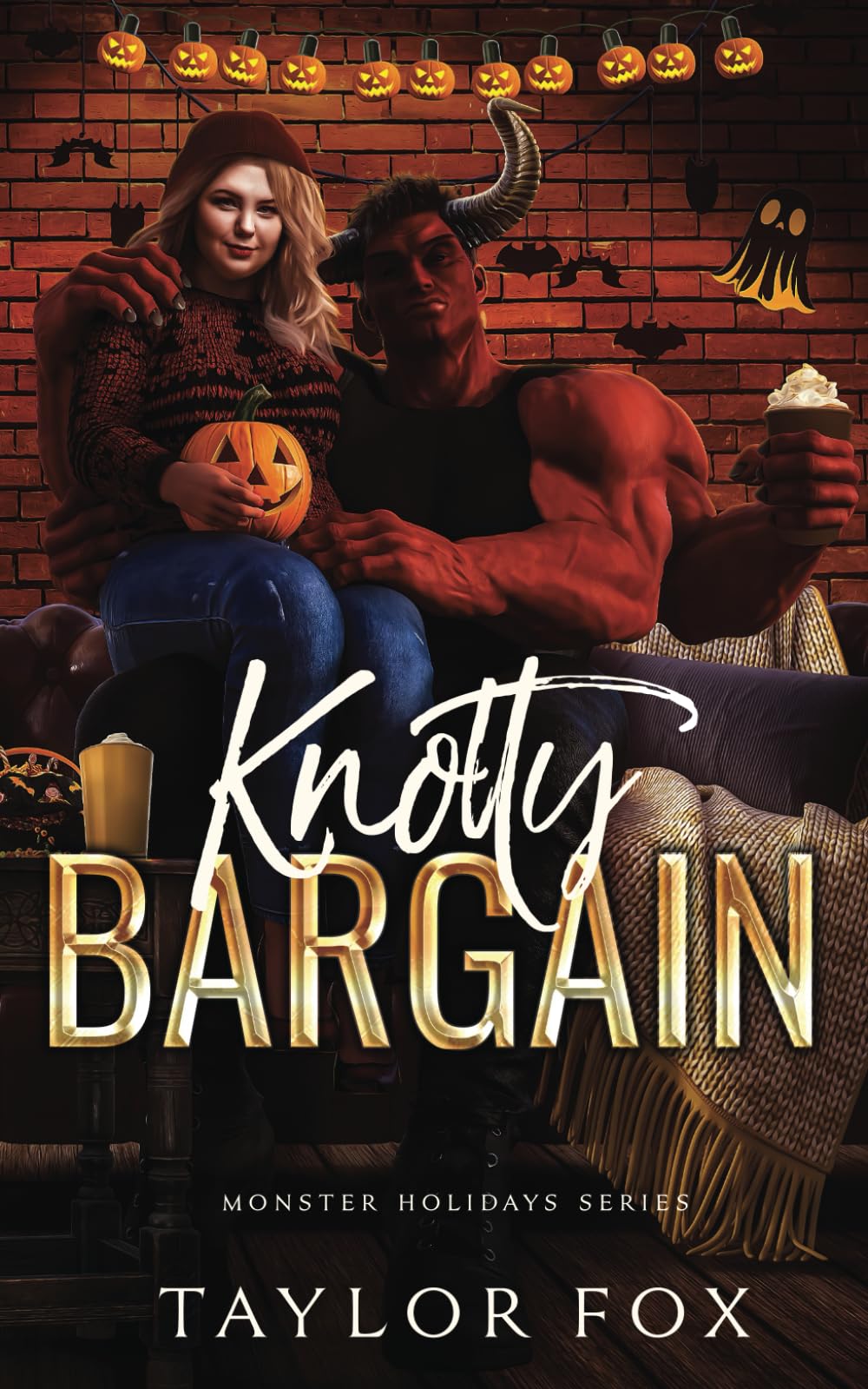 Knotty Bargain: A Cozy Halloween Romance (Monster Holidays)