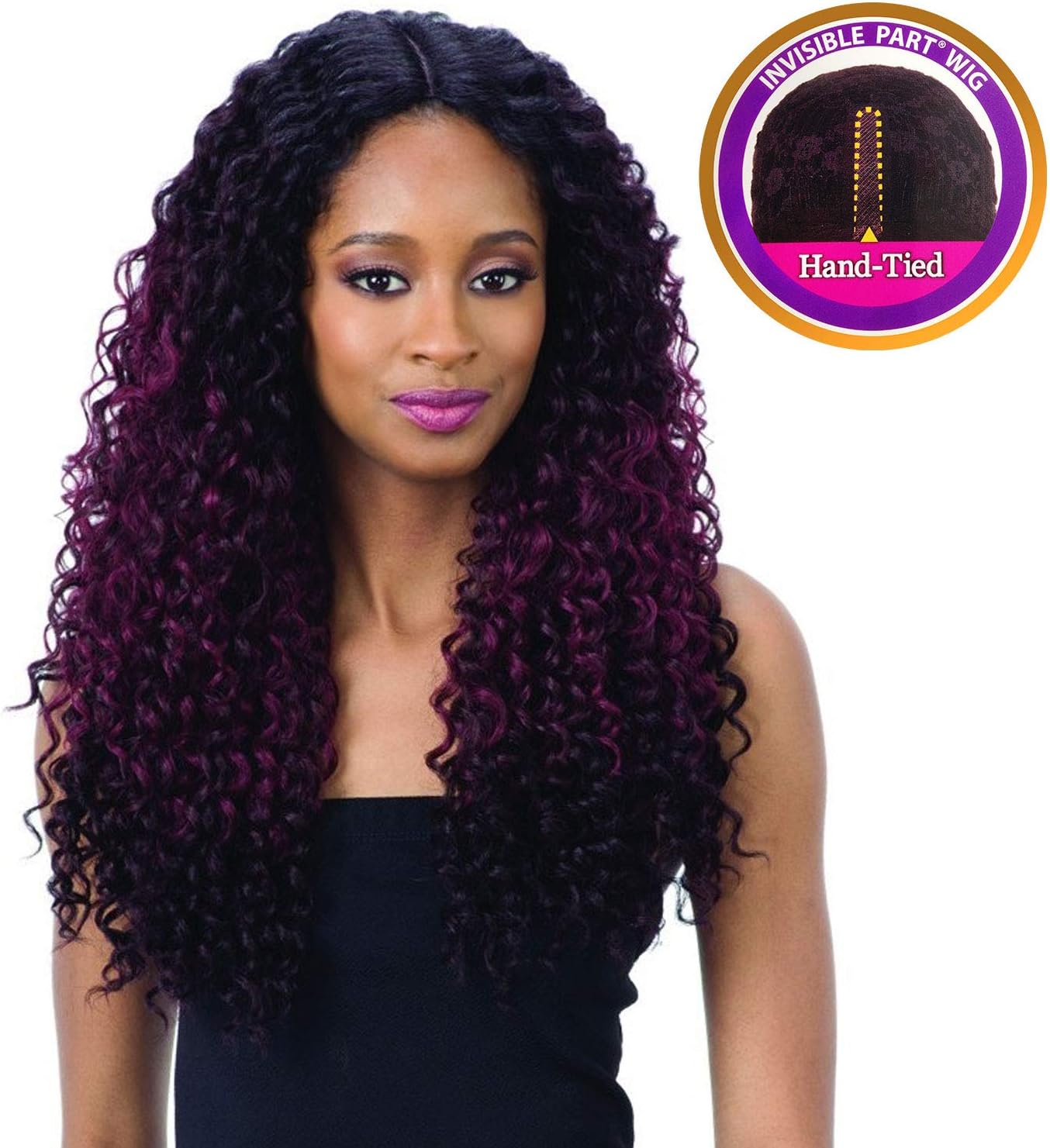 UNICE (1 Jet Black) - Freetress Equal Synthetic Invisible Part Full Wig