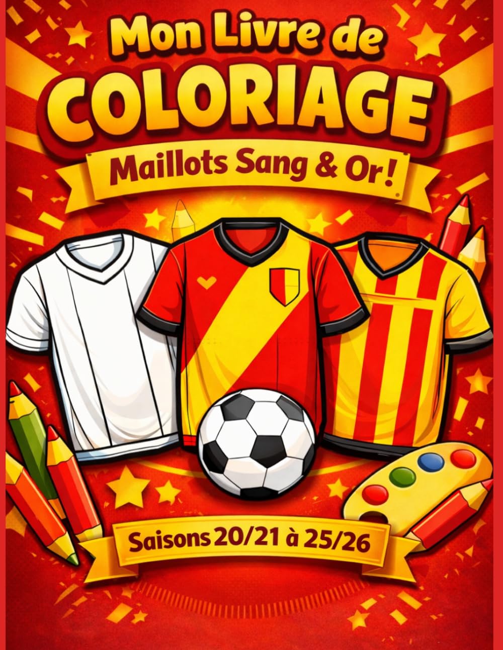 Mon livre de coloriage - Sang et Or - Saisons 2020/2021 à 2025/2026