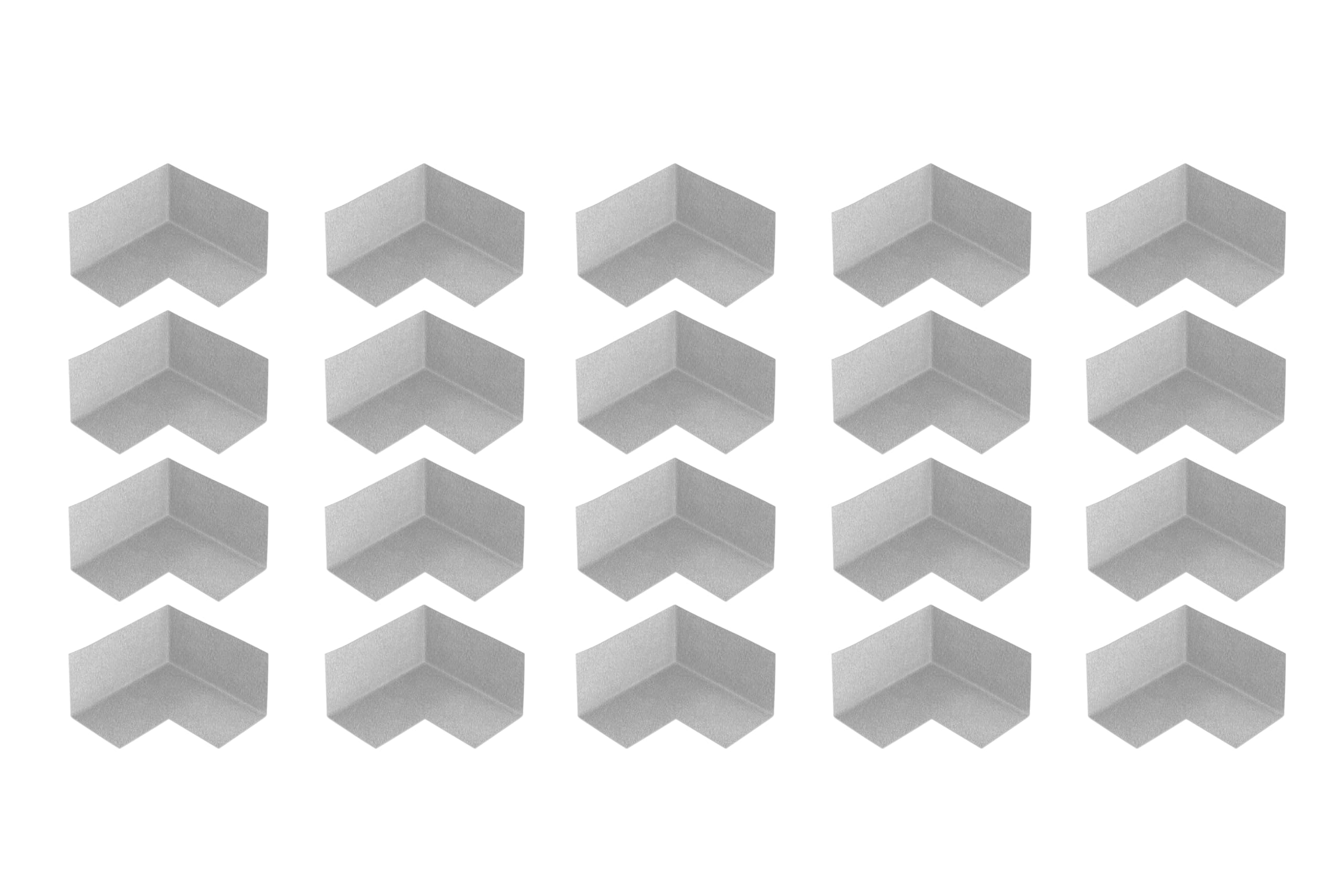 Isolbau Lot de 20 bandes d'étanchéité étanches P3 pour sanitaires, douche, salle de bain, carrelage, pour intérieur et extérieur - Gris