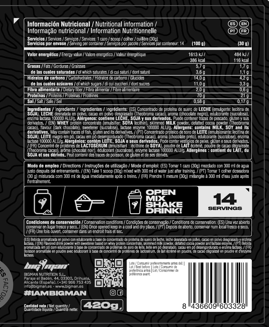 Pack BigMan Ultimate Whey Protein 2 kg + MULTI VITS Perlas 30 caps | Aumenta el crecimiento muscular | Entrenamientos intensos | Máxima asimilación (2 KILOS, Dubai Chocolate)