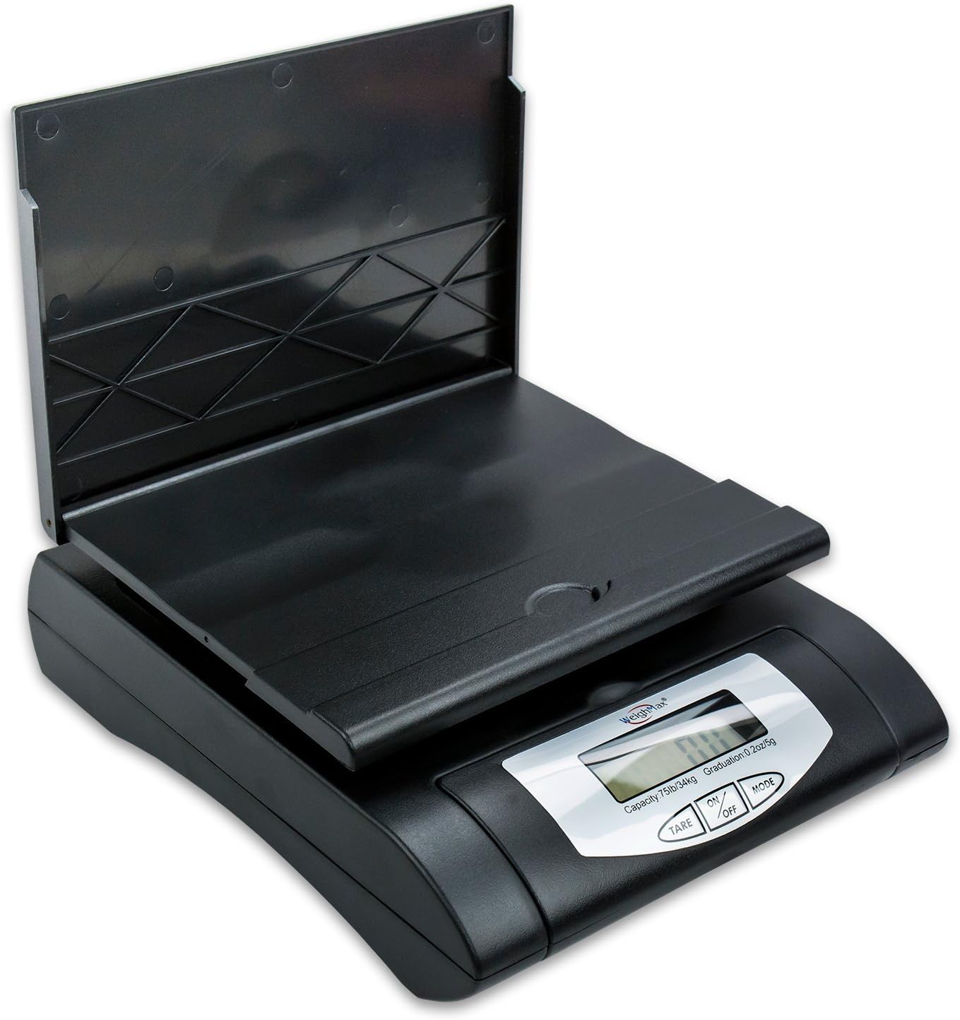 Weighmax 75 lbs. Digital Shipping Postal Scale, Black (W-4819-75 Black)