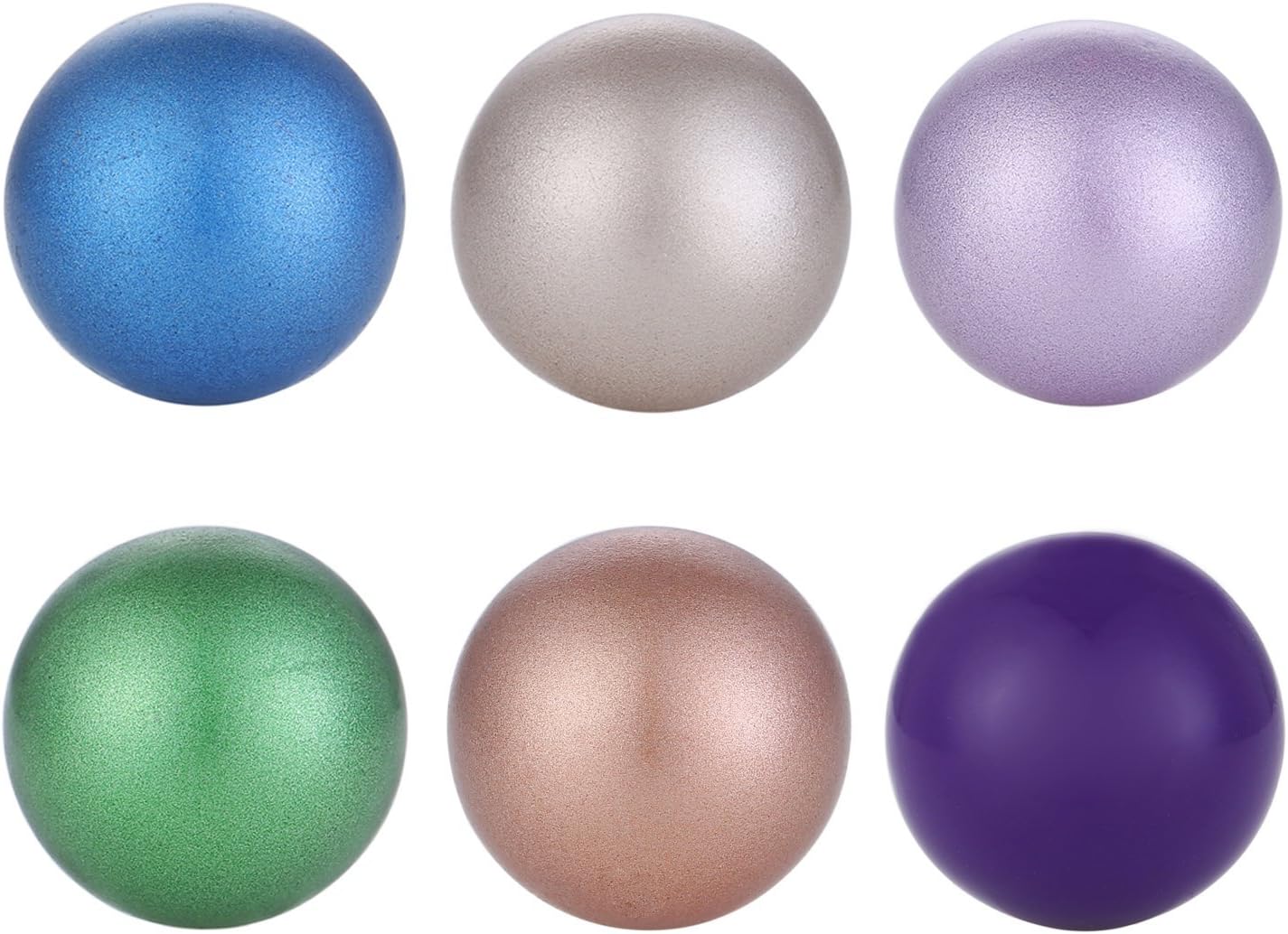 Women's Angel Sound Ball Set Ø 16 mm 0.63" – 6 Balls in Gold, Bronze, Lilac, Green, Blue and Purple