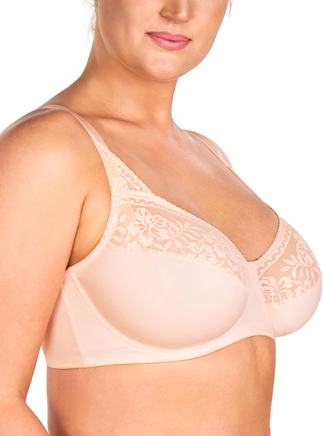 HSIA Minimizer Bras for Women, Full Coverage Lace Bra Unlined Underwire Plus Size Bras for Heavy Breast - Image 2