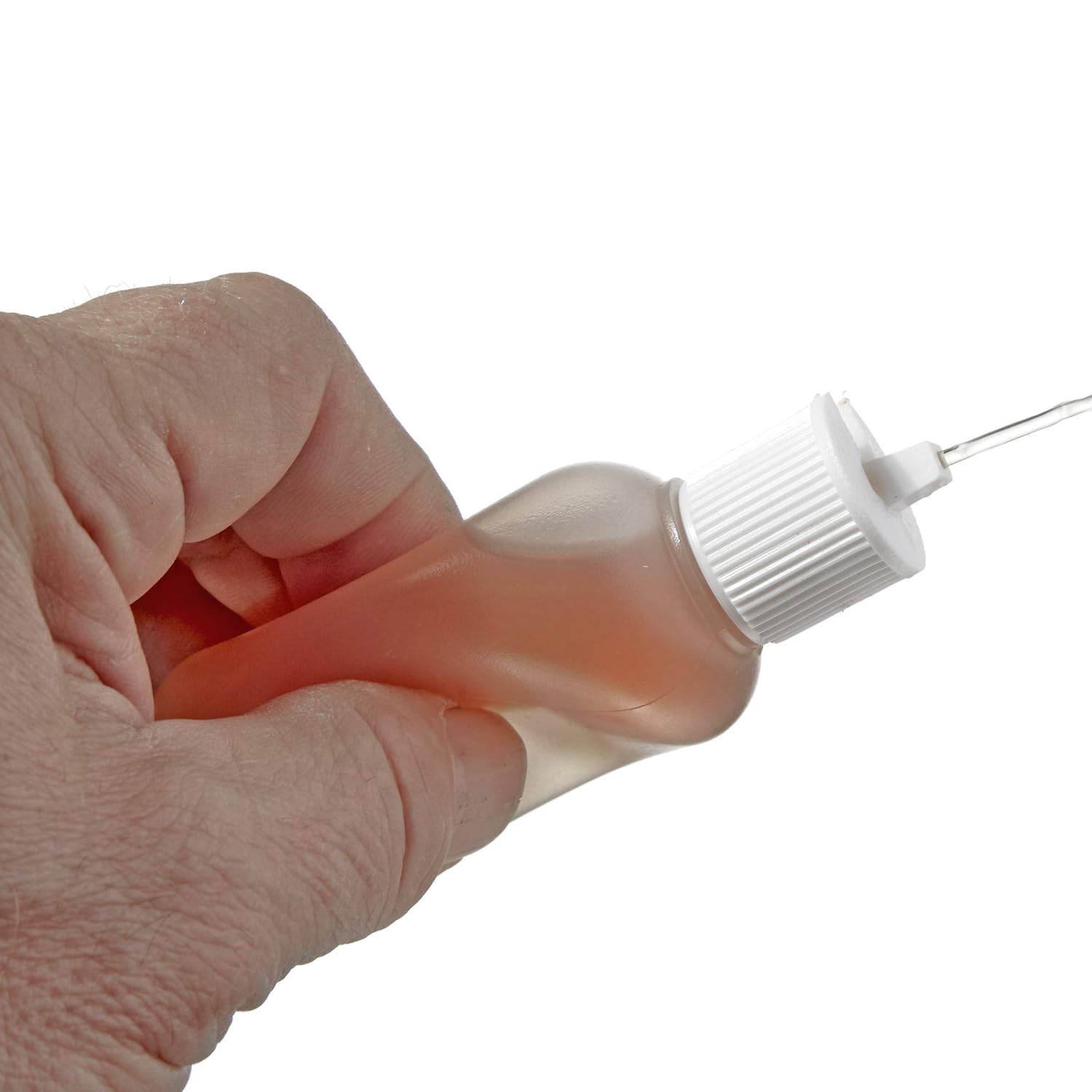 Consolidated Plastics Boston Round Bottles with Flip-Top Cap, LDPE, 2 oz., White, 24 Piece