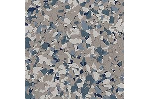 Epoxy Flakes for Floor Coating, Crafts, and Artistic Creations - 1/4" Fx Epoxy Flakes (Stonewash)