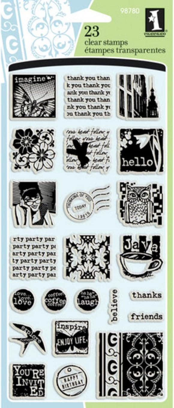 Inkadinkado(R Inchies Clear Stamps Special Thoughts