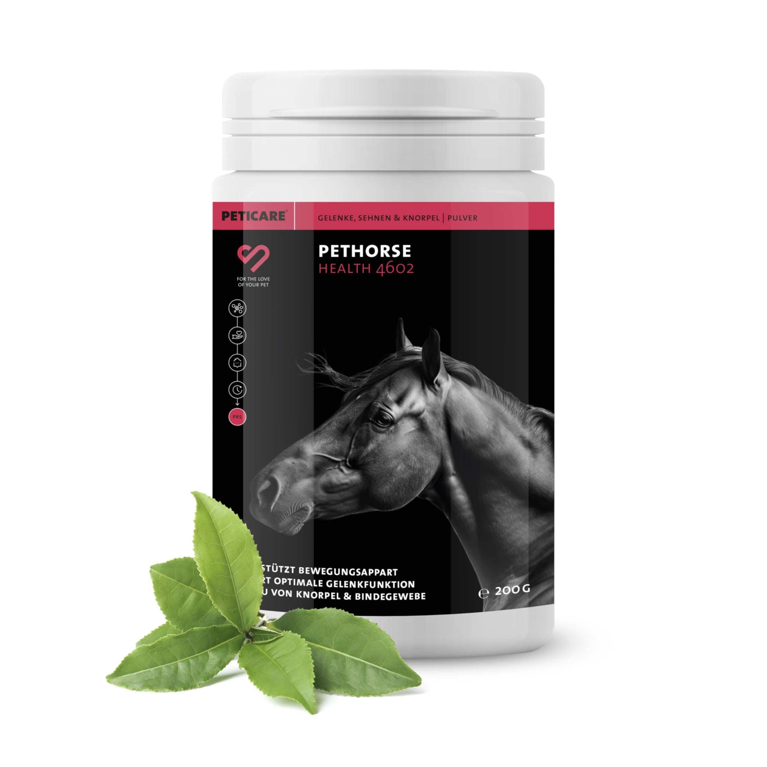 Peticare Cure Articulaire en Poudre pour Chevaux | Soutient Les Articulations & Tendons, Cartilage | Ingrédients Naturels pour Toutes Âges & Poneys | avec MSM & Moule Verte | petHorse Health 4602