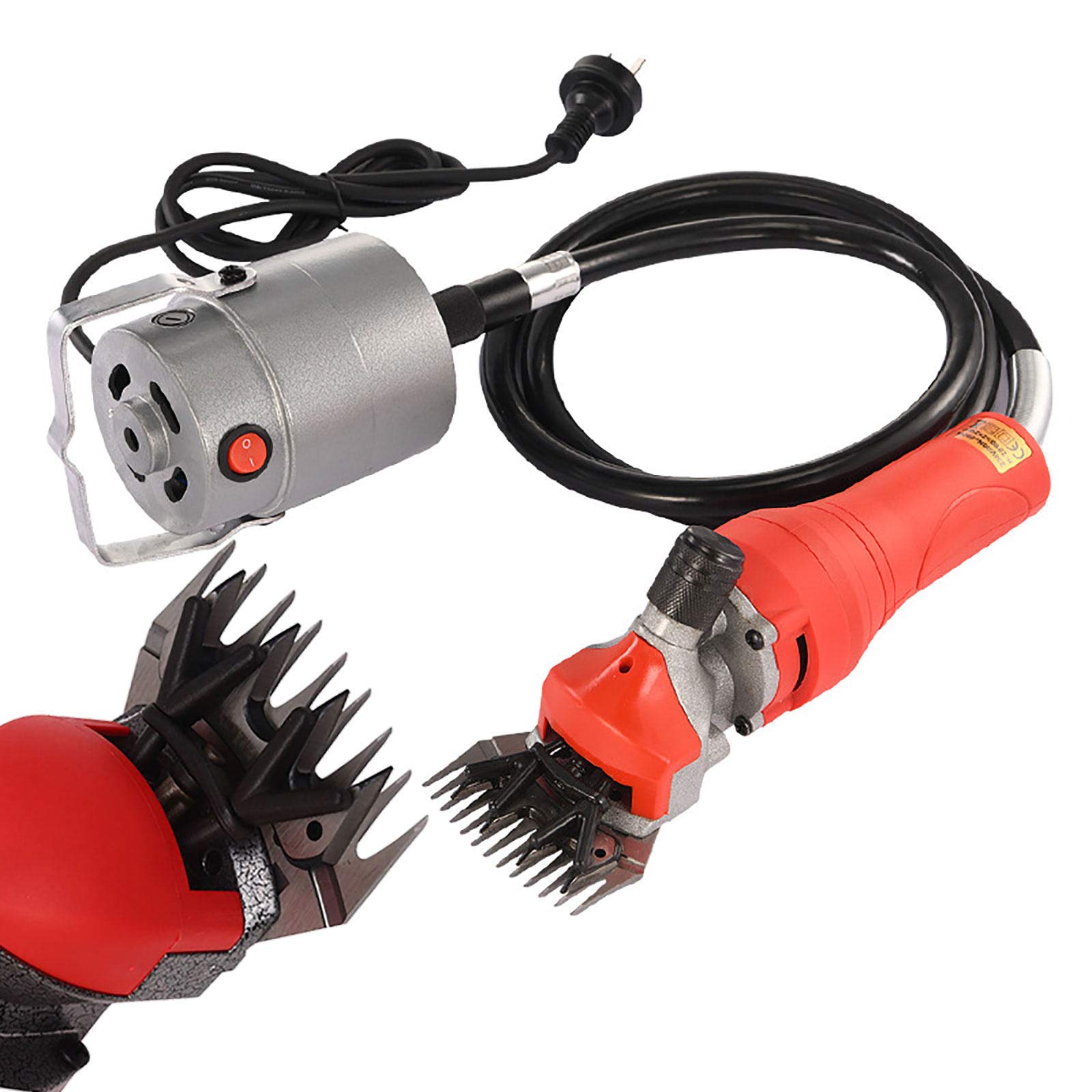 1500W Esquileo EléCtrico Ultraligero De Ovejas Y Cabras, MáQuina Cortadora De Tijeras De Granja, Cortadora De Lana, MáQuina De Corte De Tijera, Se Puede Colgar, con Caja