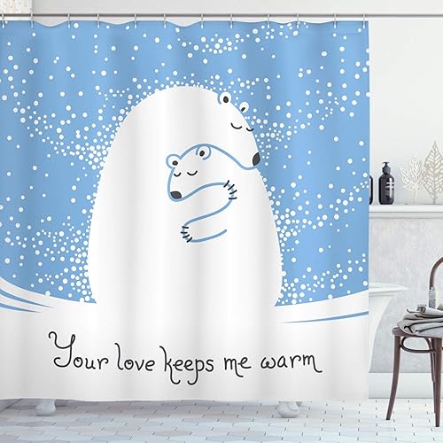 Miniatura 21 de Ambesonne Cortina de ducha abstracta, placa indusrial, ilustración de fachada, elemento de construcción resistente, moderno, juego de decoración de