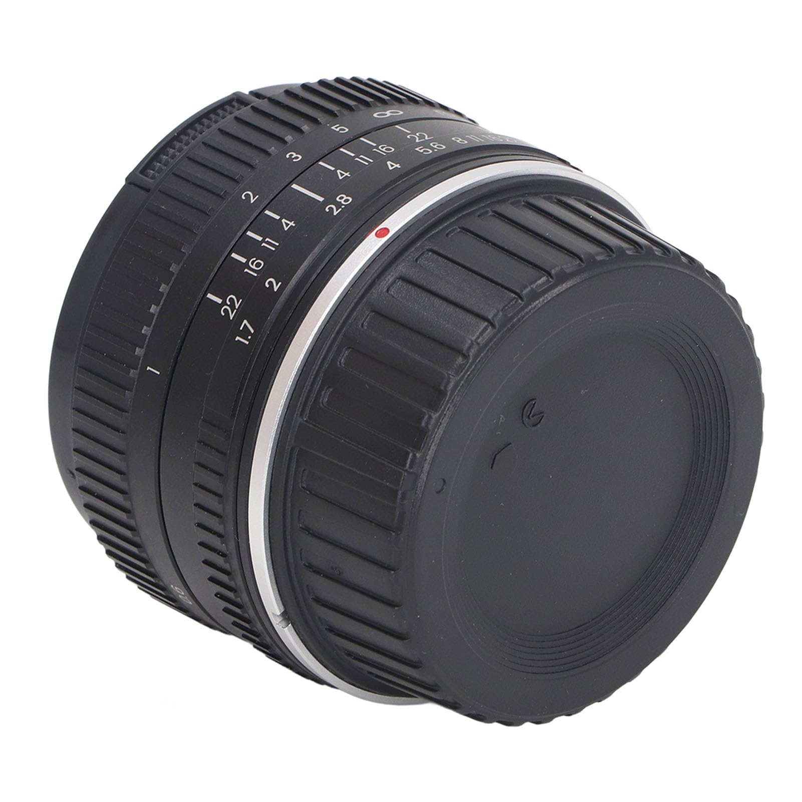 Obiettivo da 50 Mm F1.7 con Apertura Ampia e Messa a Fuoco Fissa Manuale, Obiettivo da Ritratto Full Frame per Fotocamera Mirrorless DSLR con Attacco F, Obiettivo per Fotocamera
