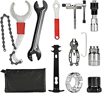 YDIAMEJ Professional Bike Tool Kit: 3-in-1 Cassette Remover, Crank Puller, Chain Breaker & Bottom Bracket Tools for Mountain Bike Repair