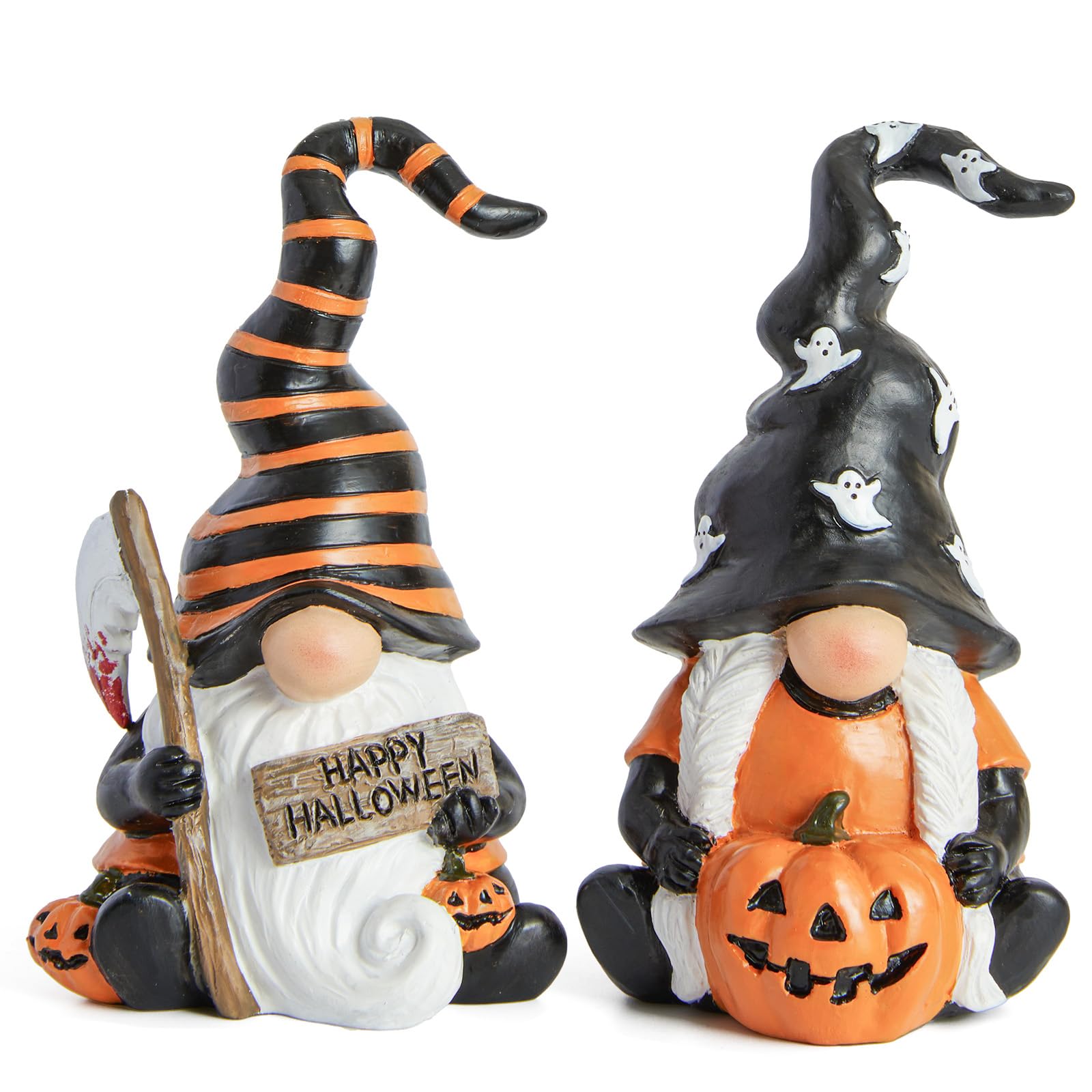 DN DECONATION Halloween Table Decorations, Gnomes for Desk Shelf Tray Decor