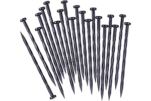 Landscape Anchoring Spikes: Secure Your Garden Elements with 25PCS 8" Plastic Stakes