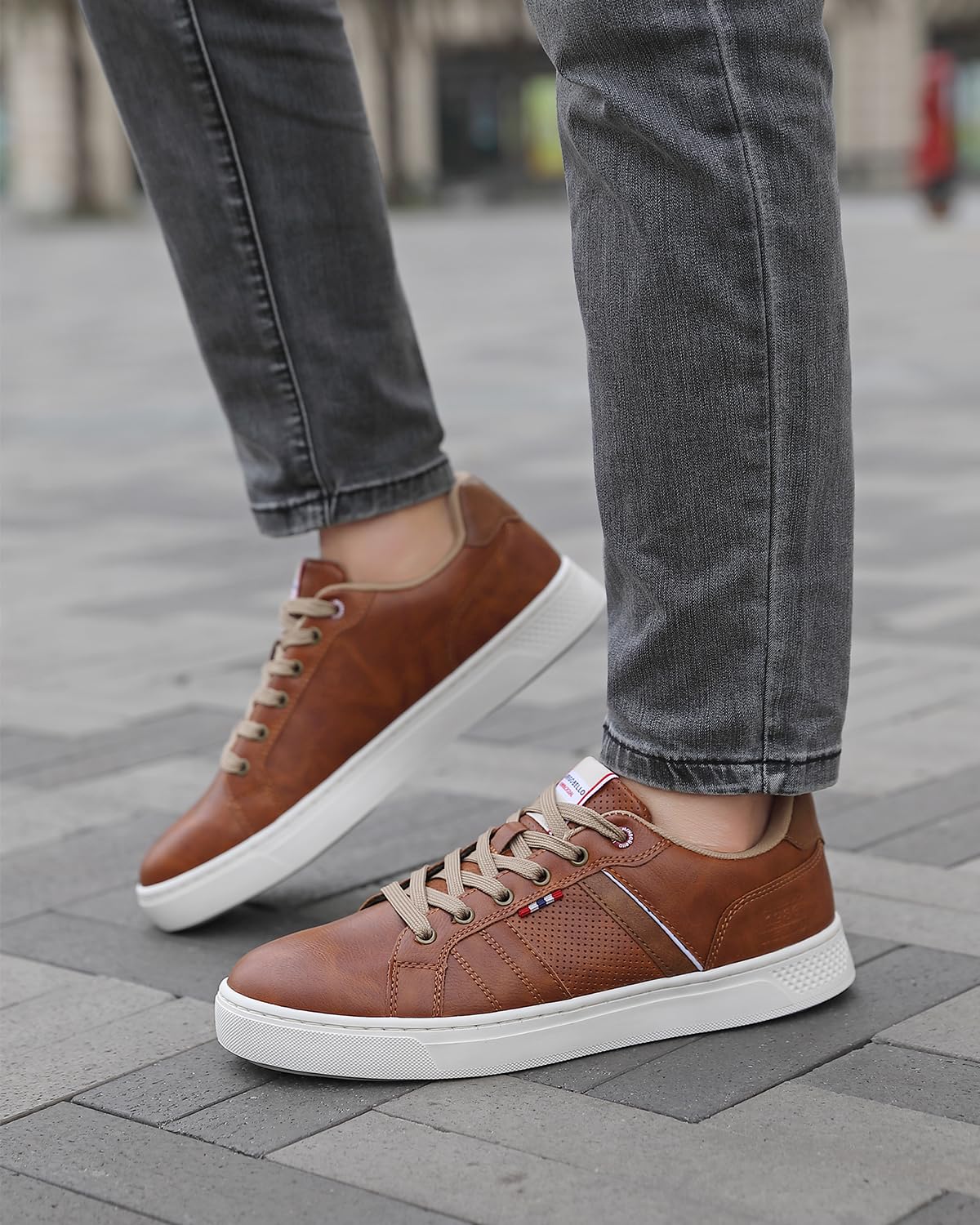 ARRIGO BELLO Herren Freizeitschuhe Schuhe Sneakers Wanderschuhe Leders Laufschuhe Leichtgewicht Outdoor Gemütlich Trainers Größe 41-46