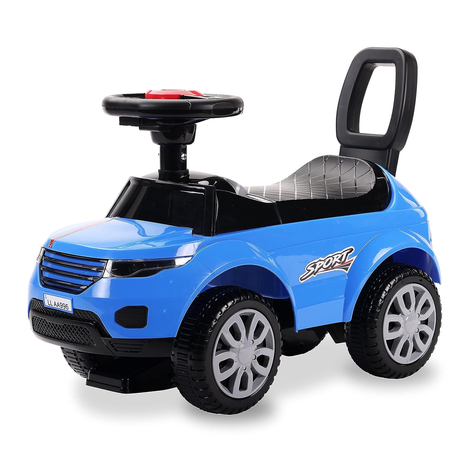 SMALL CLAP Sunny Ride on & Car for Kids with Music & Horn Steering, Under Seat Storage & Big Wheels, Push Car for Baby with Backrest, Safety Guard, Ride on for Kids 1 to 4 Years Upto 25 Kgs (Blue) (B0D4F5NC5R) Amazon Price History, Amazon Price Tracker