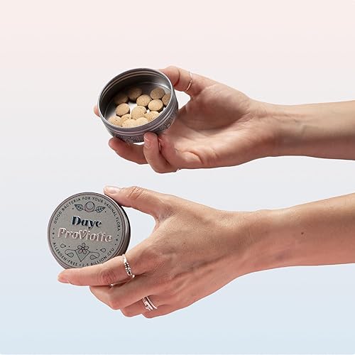 Miniatura 6 de DAYE ProViotics, 30 probióticos orales orgánicos veganos para mujeres, apoyan un microbioma saludable, 2.5 mil millones de células vivas,