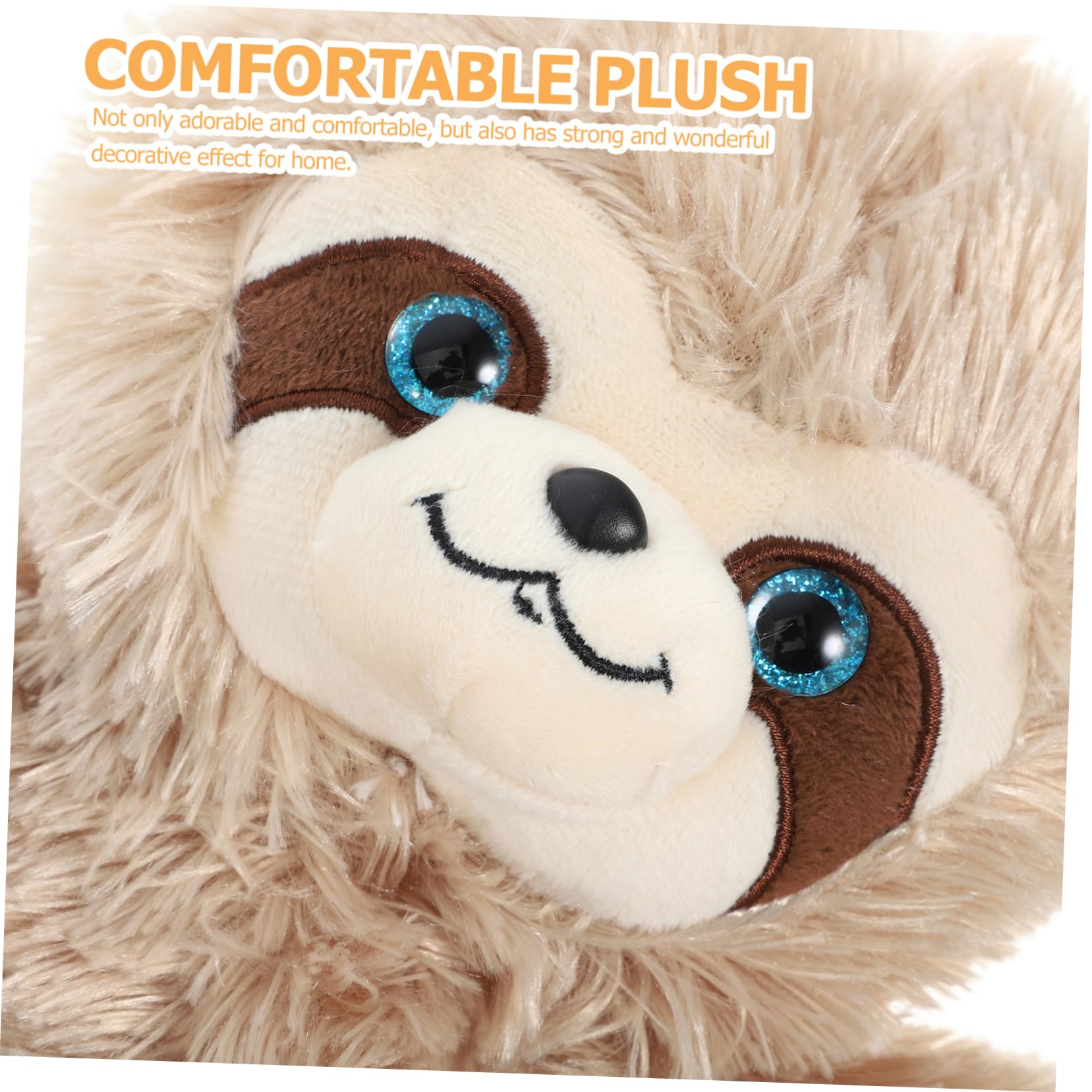 TOYANDONA 2piezas Juguete De Peluche De Árbol Lento Adorable y para Decoración Animal De Compañía para Abrigar y Jugar