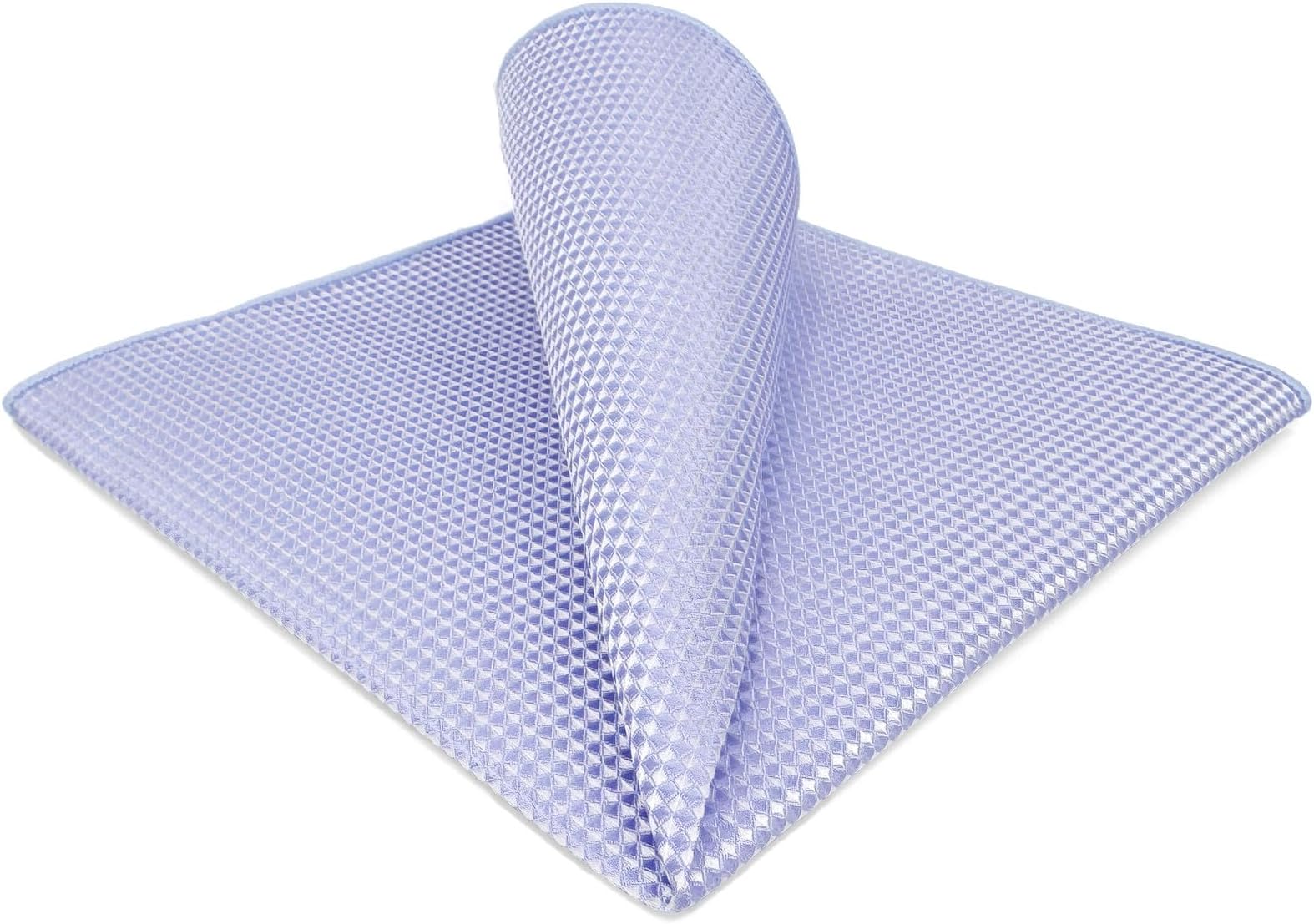 Mens Pocket Square Solid Color Plain Blue Red Grey Large for Suit