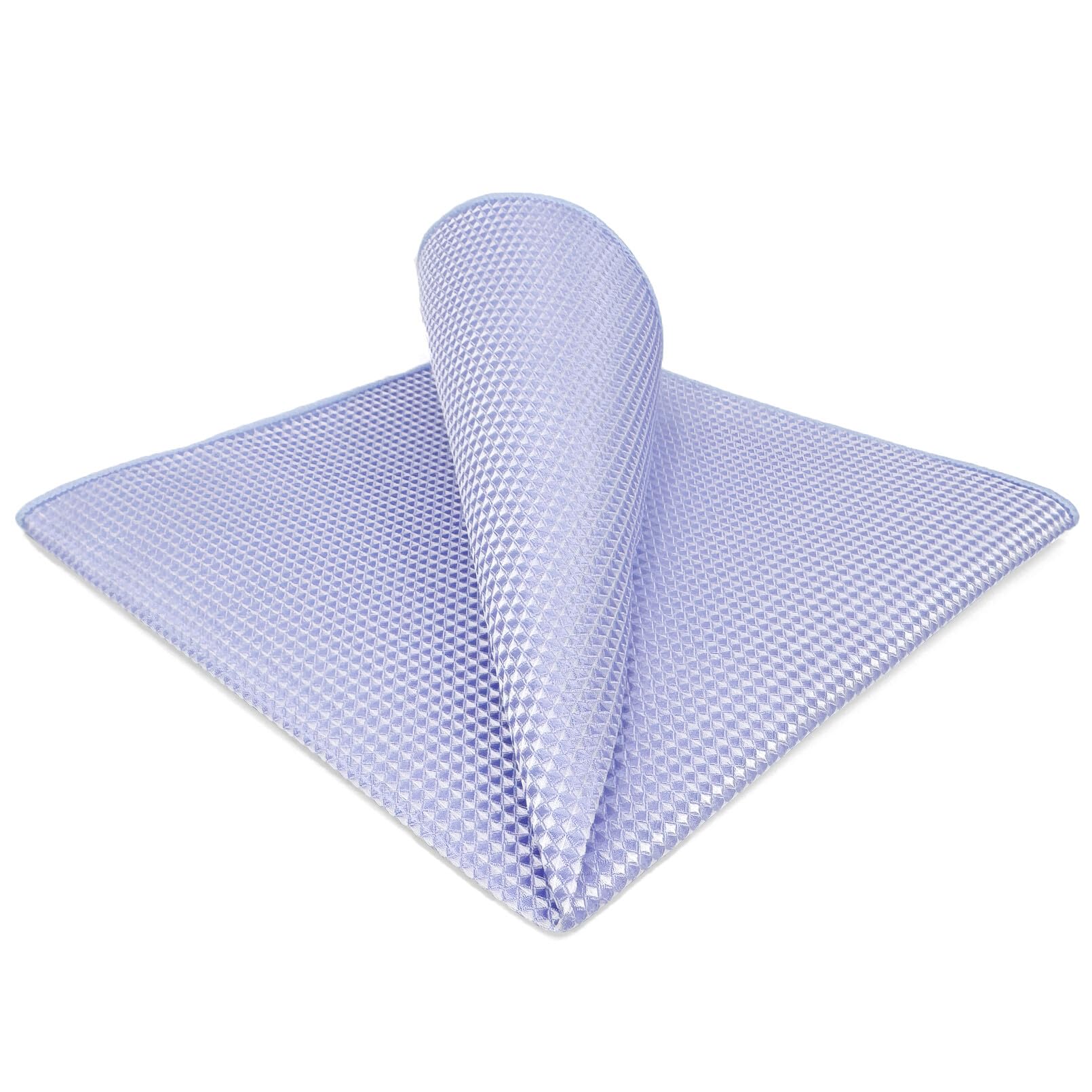 Mens Pocket Square Solid Color Plain Blue Red Grey Large for Suit